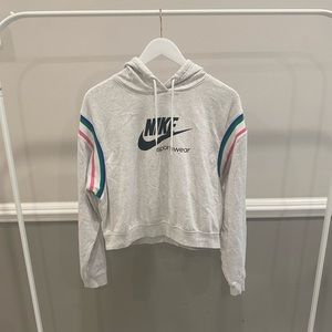 Nike Heritage Grey Hoodie Size Small